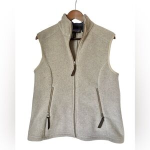 Vintage Patagonia Synchilla women's thick fleece vest size M/L beige colour